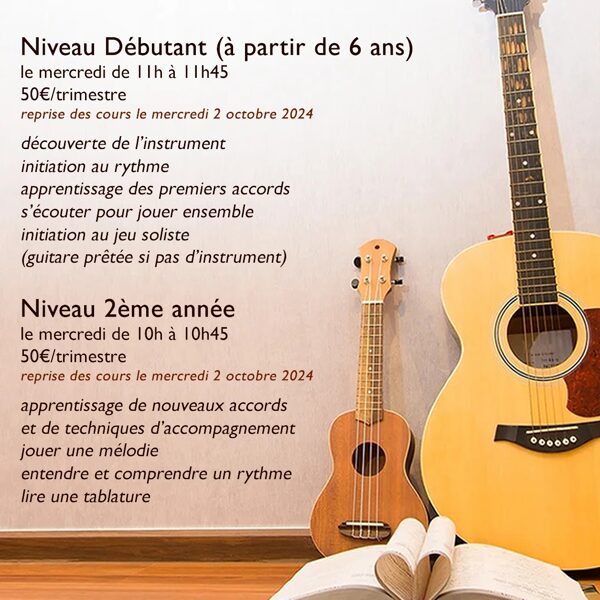 Guitare et Ukulélé Enfants