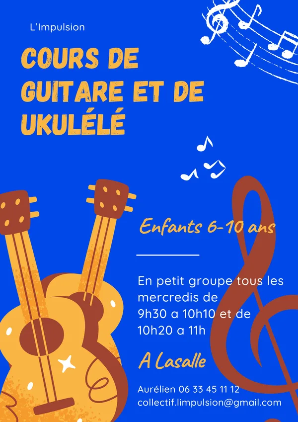 Ateliers guitare &amp; ukulélé6-10ans