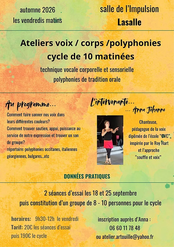 Cycle voix / corps / polyphonies